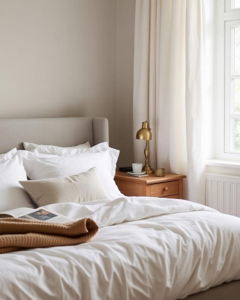Bedroom lifestyle scene